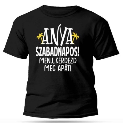 Vicces Polok Ajandek Anyanak Anya Szabadnapos Anyak Napi Ajandek Anya Polo Fekete