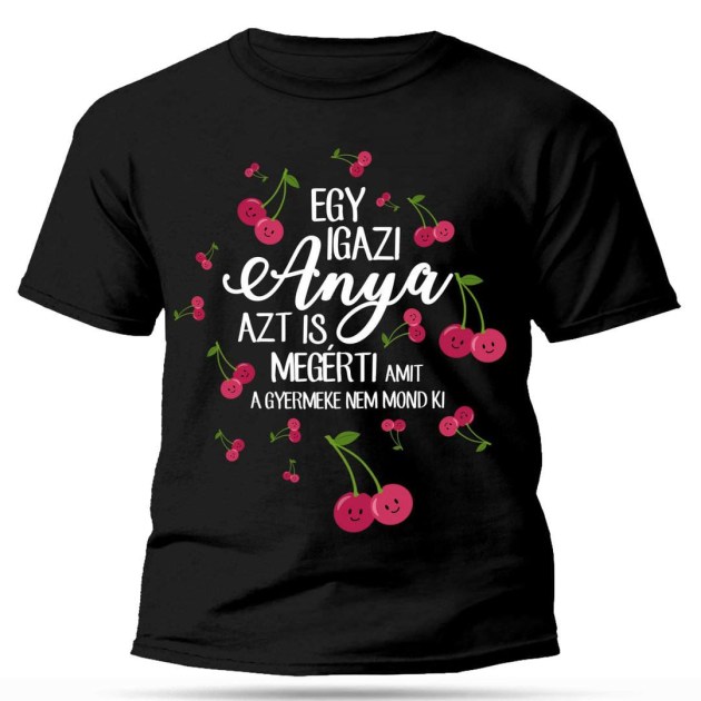 Vicces Polok Anya Polo Ajandek Anyaknak Egy Igazi Anya Px066 Fekete