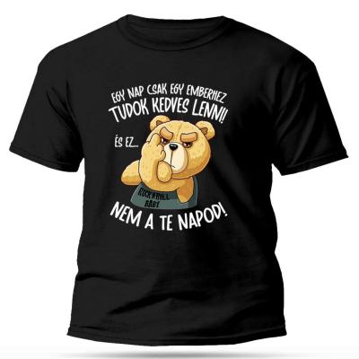 Vicces Polok Egy Nap Csak Egy Emberhez Tudok Kedves Lenni Macis Polo Fekete