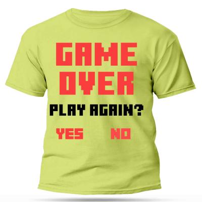Vicces Polok Ferfi Gamer Polok Game Over Zoldalma