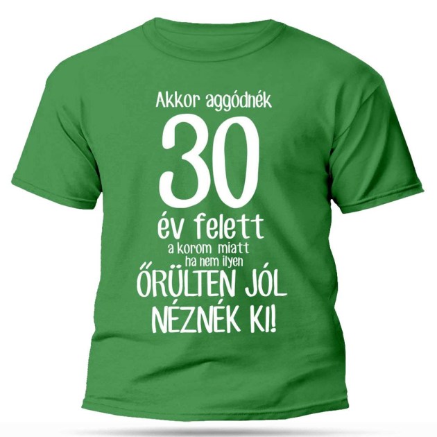 Vicces Polok Ferfi Polo 30 Szulinapi Ajandek 30 Ev Felett Zold