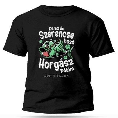 Vicces Polok Horgasz Polo Szerencsehozo Polo Fekete