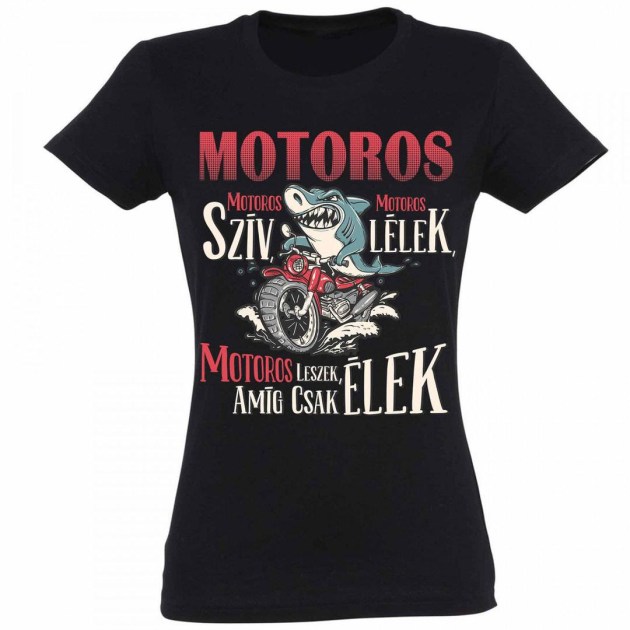 Vicces Polok Noi Motoros Polo Motoros Sziv Pnx002 Fekete