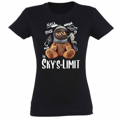 Vicces Polok Noi Nasa Macis Polo The Skys The Limit Fekete