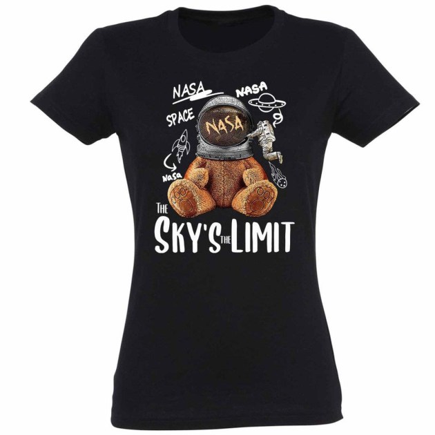 Vicces Polok Noi Nasa Macis Polo The Skys The Limit Fekete