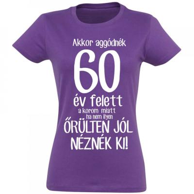 Vicces Polok Noi Polo 60 Szulinapi Ajandek 60 Ev Felett Vilagoslila