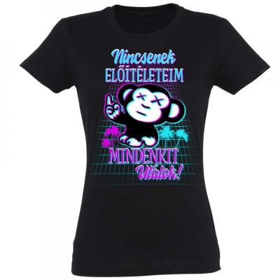 Vicces Polok Noi Polo Nincsenek Eloiteleteim Pnx012 Fekete