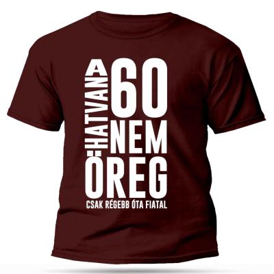 Vicces Polok Szuletesnapi Polo 60 Szulinapi Ajandek 60 Nem Oreg Bordo