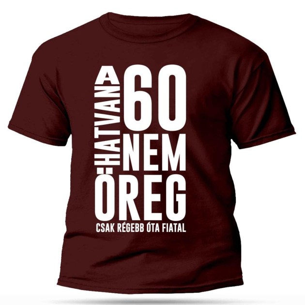 Vicces Polok Szuletesnapi Polo 60 Szulinapi Ajandek 60 Nem Oreg Bordo