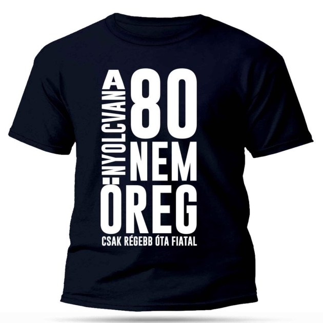 Vicces Polok Szuletesnapi Polo 80 Szulinapi Ajandek 80 Nem Oreg Sotetkek