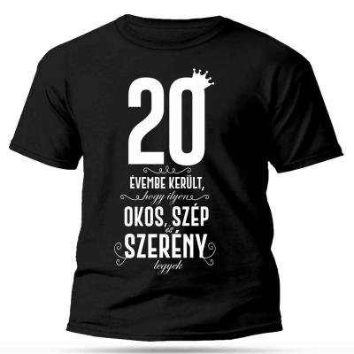 Vicces Polok Szulinapi Polo 20 Szulinapi Ajandek 20 Evembe Kerult Fekete