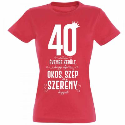 Vicces Polok Szulinapi Polo 40 Szulinapi Ajandek 40 Evembe Kerult Noi Hibiscus