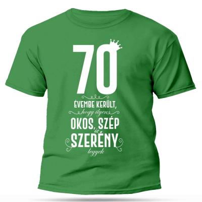 Vicces Polok Szulinapi Polo 70 Szulinapi Ajandek 70 Evembe Kerult Zold