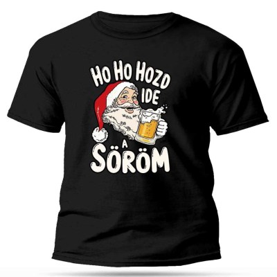 Vicces Soros Polo Karacsonyi Polo Ho Ho Hozd A Sorom Px304 Fekete