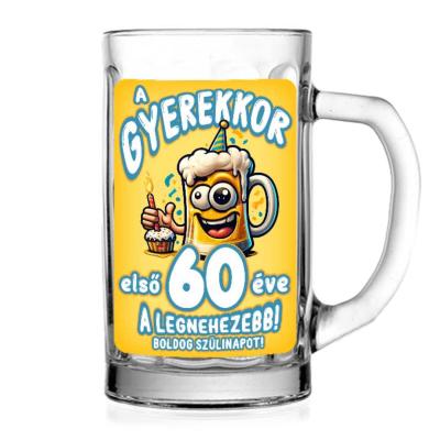 Vicces Soroskorso Nagy Uj Vknu136 A Gyerekkor Elso 60 Ajandek 60 Szulinapra
