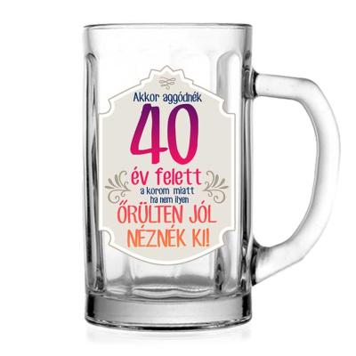 Vicces Soroskorso Nagy Uj Vknu354 Akkor Aggodnek 40ev Felett Ajandek 40 Szulinapra