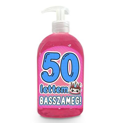 Vicces Szappan Szulinapi Ajandek Szuletesnapra Ajandek 50 Lettem Basszameg Szappan Folyekony Kremszappan Vf034 1