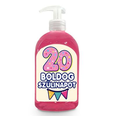 Vicces Szappan Szulinapi Ajandek Szuletesnapra Ajandek Boldog 20 Szulinapot Szappan Folyekony Kremszappan Vf023
