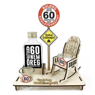 Vicces Szekes Palinkas Szett 60 Szulinapi Ajandek Vszp030