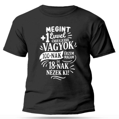 Vicces Szuletesnapi Polo Megint 1 Evvel Oregebb 100nek Erzem Magam 18 Nak Nezek Ki Px331 Sotetszurke