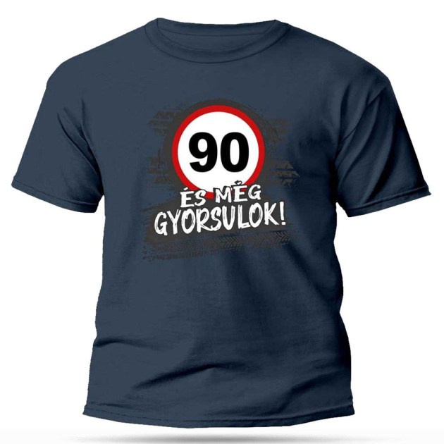 Vicces Unisex Ferfi Polo Denim 90 Es Med Gyorsulok Ajandek 90 Szuletesnapra