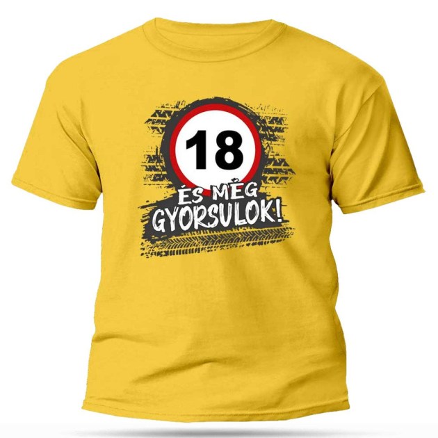 Vicces Unisex Polo Ferfi Sarga 18 Es Meg Gyorsulok Ajandek 18 Szuletesnapra