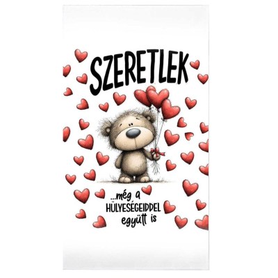 Vicces Valentin Napi Ajandek Szeretlek Meg A Hulyesegeiddel Egyutt Is Mt081