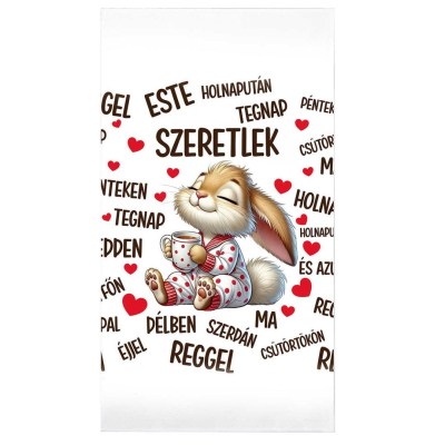 Vicces Valentin Napi Ajandek Szeretlek Mindig Nyuszi Mt087