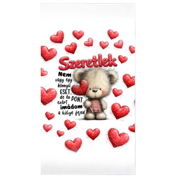 Vicces Valentin Napi Ajandek Szeretlek Nem Vagy Egy Konnyu Eset Mt077