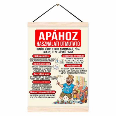 Vicces Hasznalati Utmutato Apahoz Vicces Ajandek Apaknak Oklevel Ok049