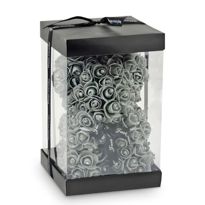 Viragmaci Szurke Strasszos Disdobozban 24cm NP08010025 Upscayl 2x Realesrgan X4plus