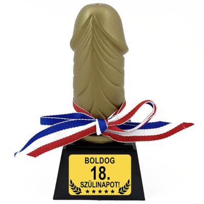 Vkt036 Vicces Kuki Trofea Boldog 18 Szulinapot Vicces Ajandek 18 Szulinapra