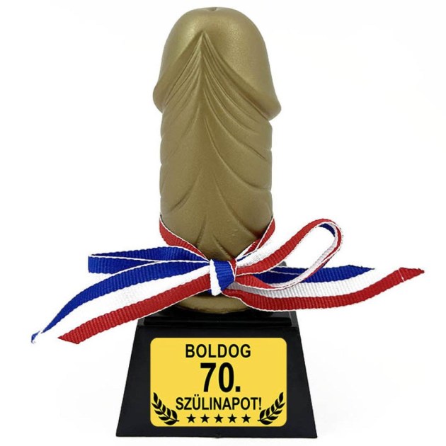 Vkt042 Vicces Kuki Trofea Boldog 70 Szulinapot Vicces Ajandek 70 Szulinapra