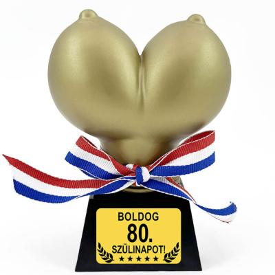 Vmt043 Vicces Mell Trofea Boldog 80 Szulinapot Vicces Ajandek 80 Szulinapra